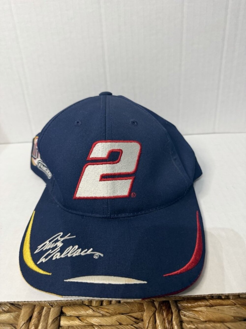 Rusty Wallace Hats Mens Blue Strap back Nascar Miller Lite Competitors View